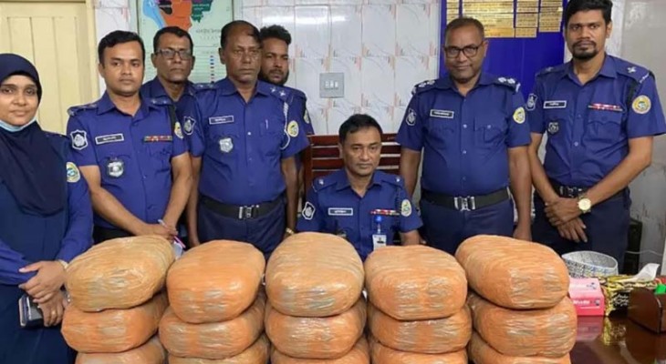পিরোজপুরে তালাবদ্ধ ঘর থেকে ১৫ লাখ টাকার গাঁজা উদ্ধার